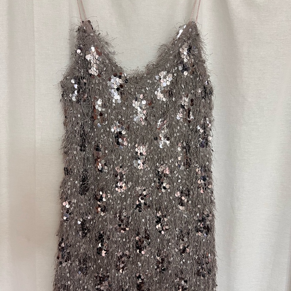 Sequin Fringe Dress LuLu cocktail dress
